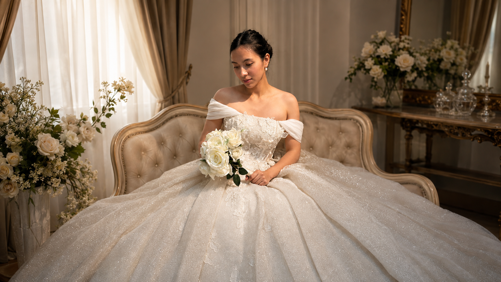 Pinky Lamasan signature bridal gown